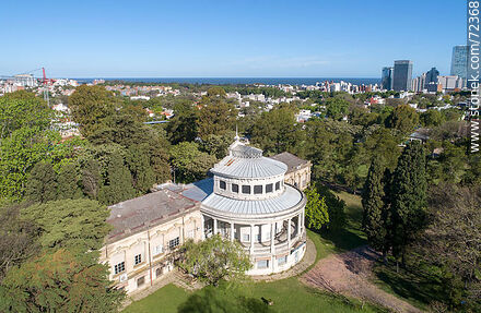 Vista aérea del edificio de Anatomía de la Facultad de Veterinaria, 2020 - Departamento de Montevideo - URUGUAY. Foto No. 72368