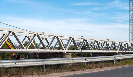 Puente ferroviario reticulado a inaugurar, 2021 - Departamento de Florida - URUGUAY. Foto No. 72441
