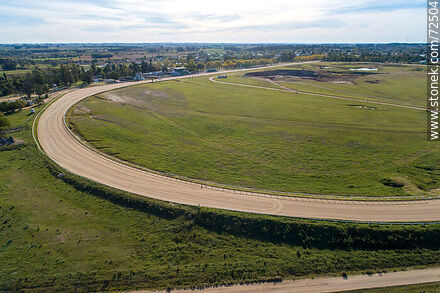 Vista aérea del hipódromo - Departamento de Florida - URUGUAY. Foto No. 72504