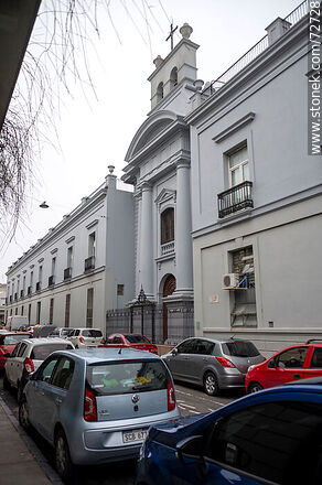 Calle Maciel. Entrada al hospital del mismo nombre - Departamento de Montevideo - URUGUAY. Foto No. 72728