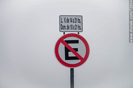 Estacionamiento prohibido -  - IMÁGENES VARIAS. Foto No. 72654