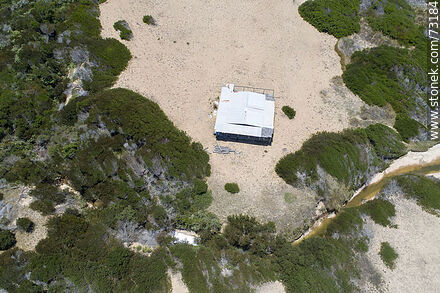 Aerial view of the Oceanía del Polonio beach resort - Department of Rocha - URUGUAY. Photo #73184