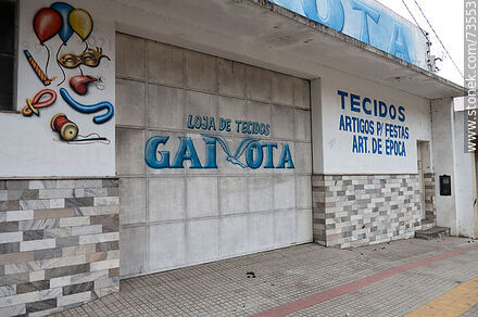Loja de tecidos Gaivota - Departamento de Rivera - URUGUAY. Foto No. 73553