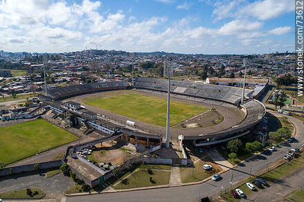 Vista aérea del estadio Atilio Paiva Olivera - Departamento de Rivera - URUGUAY. Foto No. 73612