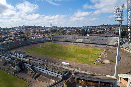 Aerial view of the Atilio Paiva Olivera stadium - Department of Rivera - URUGUAY. Photo #73604