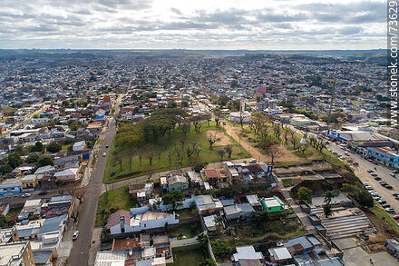 Aerial view of Plaza del Marco - Department of Rivera - URUGUAY. Photo #73629