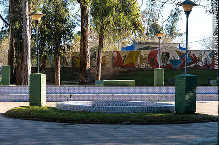 Zorrilla Park. Tiles - Department of Cerro Largo - URUGUAY. Photo #74322