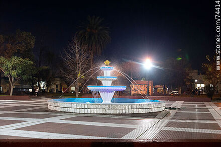 Independence Square Fountain - Department of Cerro Largo - URUGUAY. Photo #74414