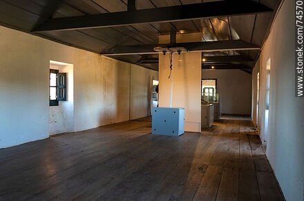 Upper floor of the Posta del Chuy prepared for a museum - Department of Cerro Largo - URUGUAY. Photo #74570