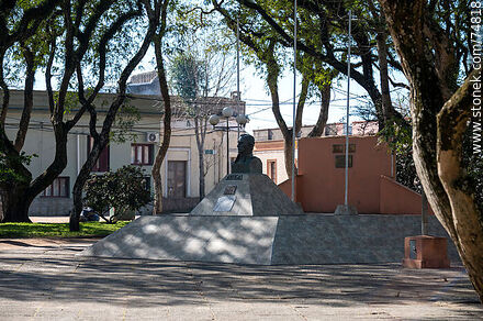Bust of Artigas - Department of Treinta y Tres - URUGUAY. Photo #74818