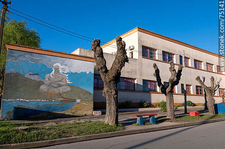 Escuela urbana No. 122 Bonifacio Alcain - Departamento de Canelones - URUGUAY. Foto No. 75141