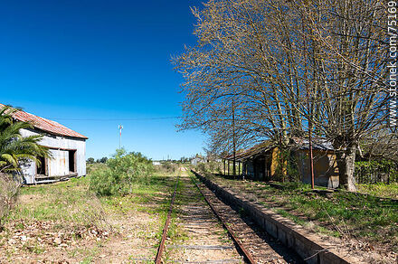 Estación de trenes de Castellanos - Departamento de Canelones - URUGUAY. Foto No. 75169