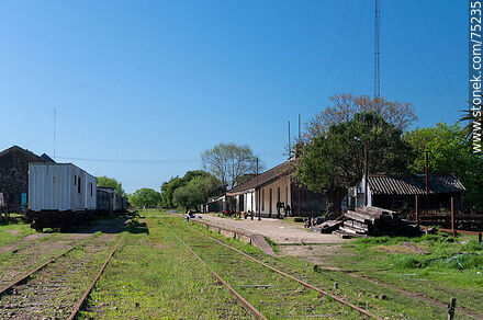 Estación de ferrocarril de San Ramón - Departamento de Canelones - URUGUAY. Foto No. 75235