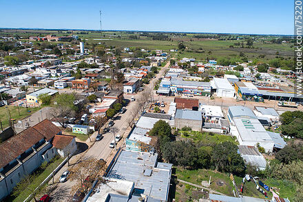 Vista aérea de Santa Rosa - Departamento de Canelones - URUGUAY. Foto No. 75220