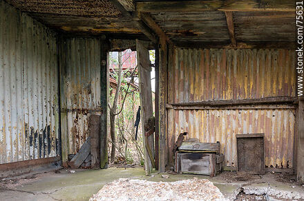 Illescas Railway Station. Old shed - Department of Florida - URUGUAY. Photo #75631
