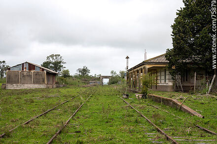 Antigua estación Chileno de ferrocarril - Departamento de Durazno - URUGUAY. Foto No. 75879