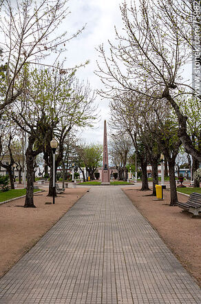 Casupá Square. Obelisk 