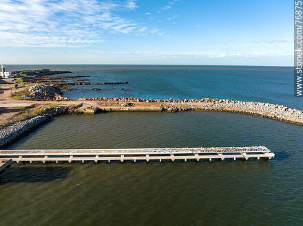 Aerial view of the pier to be built in 2021 in Punta Carretas - Department of Montevideo - URUGUAY. Photo #76875