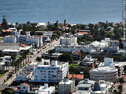 Aerial view of streets of the Peninsula - Punta del Este and its near resorts - URUGUAY. Photo #77165