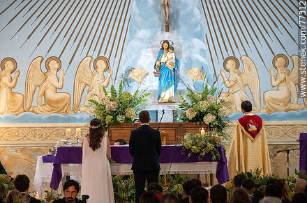 Wedding at La Candelaria Church - Punta del Este and its near resorts - URUGUAY. Photo #77312