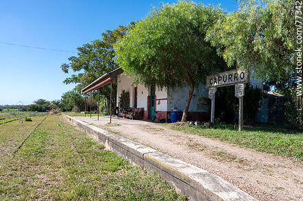 Antigua estación de trenes Capurro (2022) - Departamento de San José - URUGUAY. Foto No. 77342