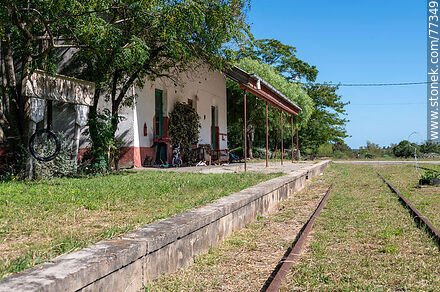 Antigua estación de trenes Capurro (2022) - Departamento de San José - URUGUAY. Foto No. 77349