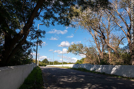 Puente sobre el arroyo Pando en Ruta 8 vieja (Dr. Luis Alberto de Herrera) - Departamento de Canelones - URUGUAY. Foto No. 77608