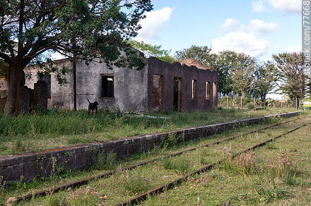 Remains of the Lasala train station - Department of Canelones - URUGUAY. Photo #77668