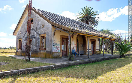 Estación de trenes de Garzón - Departamento de Maldonado - URUGUAY. Foto No. 78042