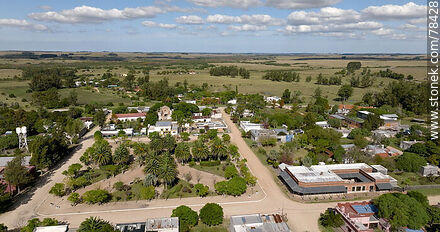 Vista aérea del pueblo Garzón - Departamento de Maldonado - URUGUAY. Foto No. 78428
