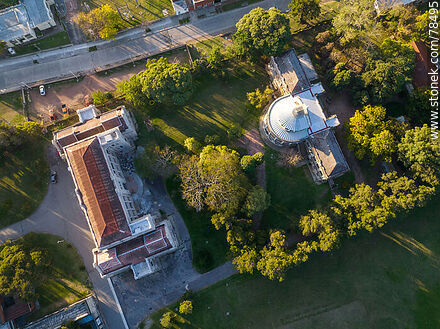 Vista aérea de la antigua ex Facultad de Veterinaria - Departamento de Montevideo - URUGUAY. Foto No. 78495