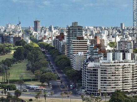 Foto aérea de Bulevar Artigas y el Club de Golf - Departamento de Montevideo - URUGUAY. Foto No. 78898