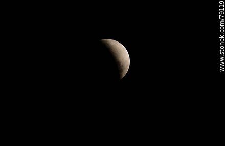 La luna eclipsada el 16 de julio de 2019 - Department of Montevideo - URUGUAY. Photo #79119