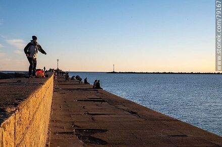 The Sarandí breakwater - Department of Montevideo - URUGUAY. Photo #79167