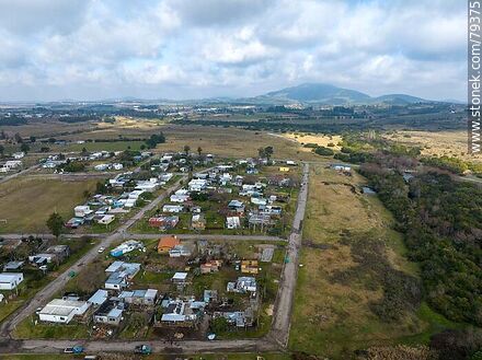 Vista aérea de suburbios de Pan de Azúcar - Departamento de Maldonado - URUGUAY. Foto No. 79375