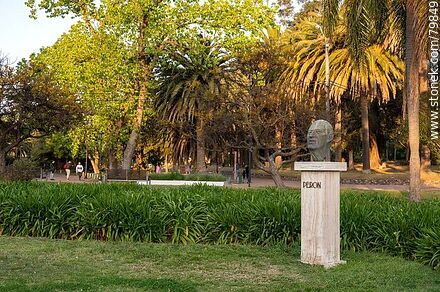 Bust of Perón - Department of Montevideo - URUGUAY. Photo #79849