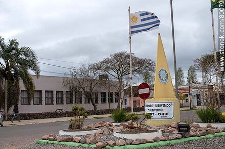 Límite internacional en el Chuy entre Uruguay y Brasil - Departamento de Rocha - URUGUAY. Foto No. 80079