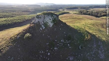 Aerial view of Batoví hill near route 5 - Tacuarembo - URUGUAY. Photo #80278
