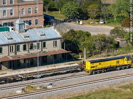 Aerial view of the Florida train station. May 2023 - Department of Florida - URUGUAY. Photo #80738