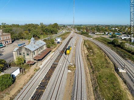 Aerial view of the Florida train station. May 2023 - Department of Florida - URUGUAY. Photo #80726