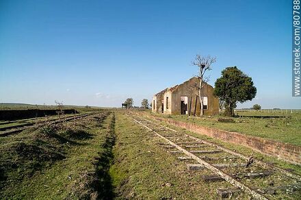 Antigua estación Totoral, sus restos - Departamento de Paysandú - URUGUAY. Foto No. 80788