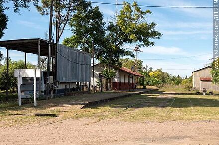 Estación de trenes de Quebracho - Departamento de Paysandú - URUGUAY. Foto No. 81219