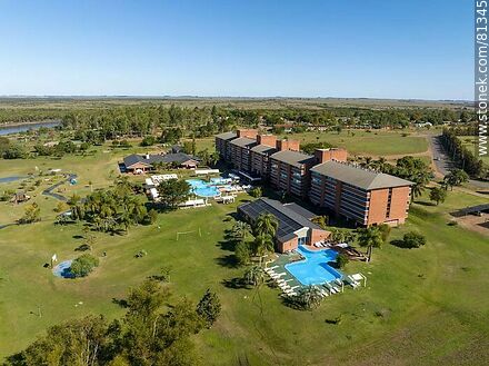 Vista aérea de Arapey Thermal Resort & Spa - Department of Salto - URUGUAY. Photo #81345