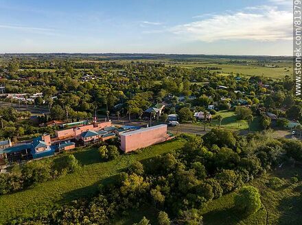 Aerial view of Termas del Daymán. Hotels and cabins - Department of Salto - URUGUAY. Photo #81379