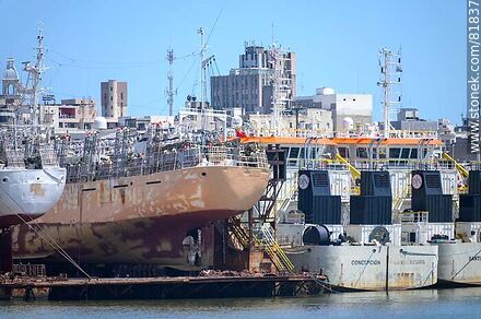Ships of Jan de Nul Concepción. Santiago and Luxembourg - Department of Montevideo - URUGUAY. Photo #81837