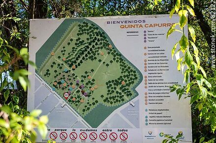 Plano de la Quinta Capurro - Departamento de Canelones - URUGUAY. Foto No. 82122