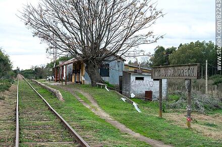 Estación de trenes Ing. Andreoni - Departamento de Lavalleja - URUGUAY. Foto No. 82243