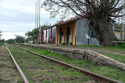 Estación de trenes Ing. Andreoni - Departamento de Lavalleja - URUGUAY. Foto No. 82244