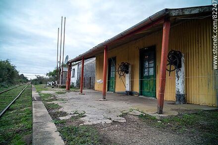 Estación de trenes Ing. Andreoni - Departamento de Lavalleja - URUGUAY. Foto No. 82247
