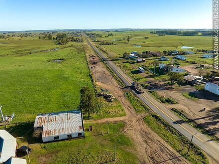 Aerial view of Caraguatá. Route 26 to the west - Tacuarembo - URUGUAY. Photo #82652